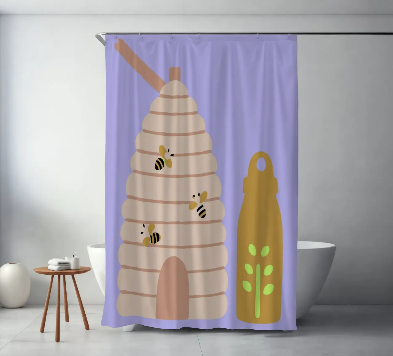 Api da miele tenda da doccia da TRENDY POSTER SHOP