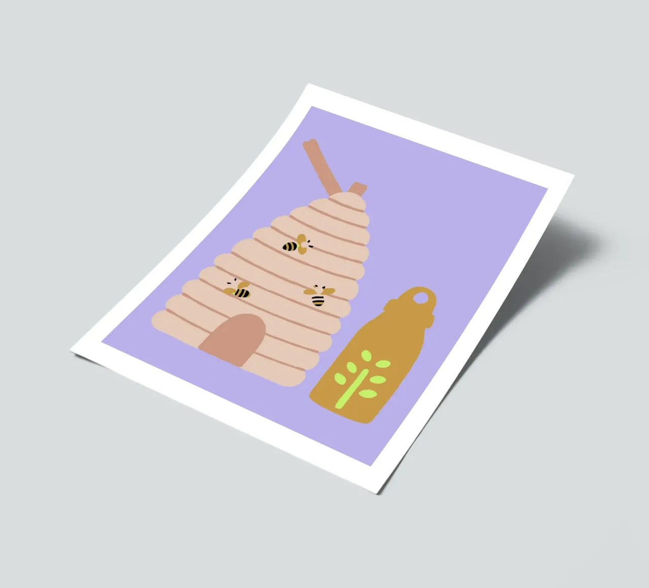 Api da miele foglio adesivo da TRENDY POSTER SHOP