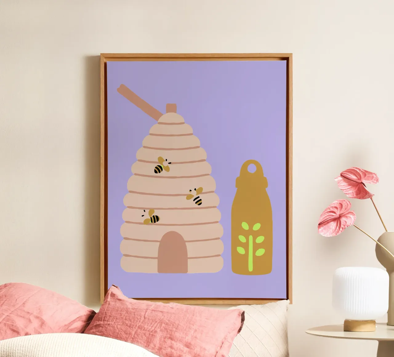 Api da miele tela da TRENDY POSTER SHOP