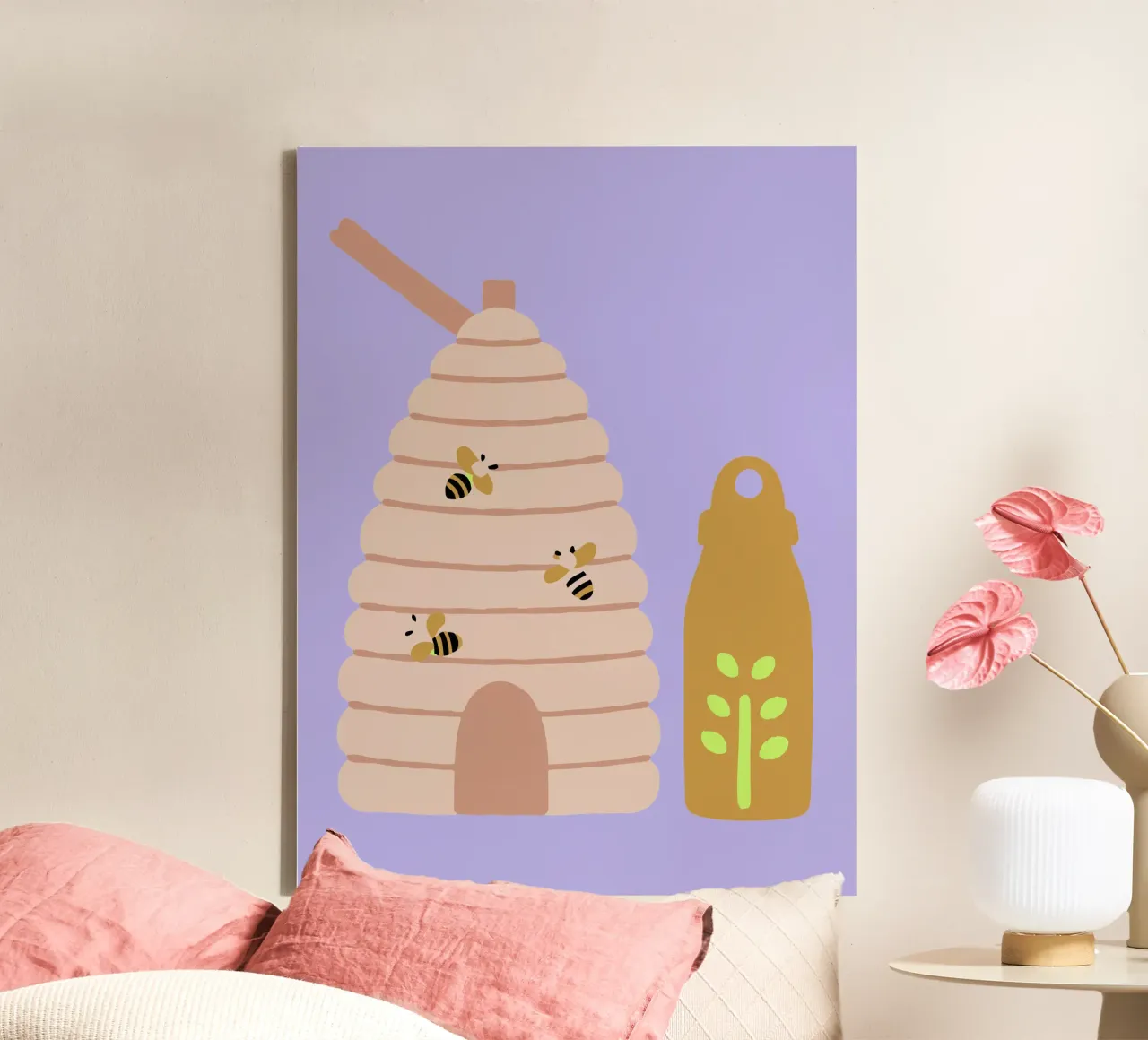 Api da miele tela da TRENDY POSTER SHOP