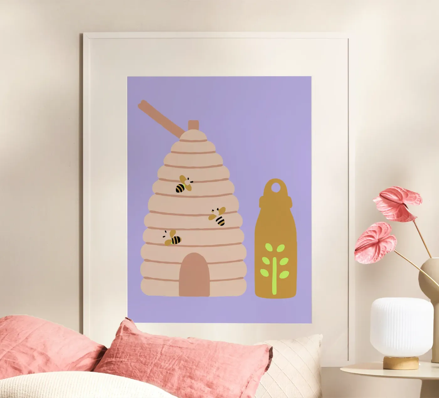 Honey Bees Poster von TRENDY POSTER SHOP
