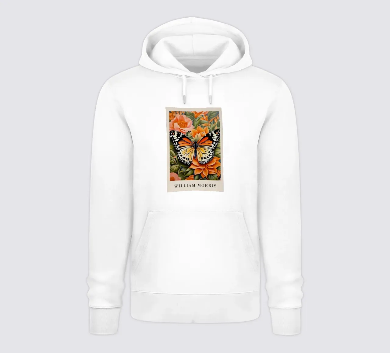 bella farfalla william morris felpa con cappuccio da komo store