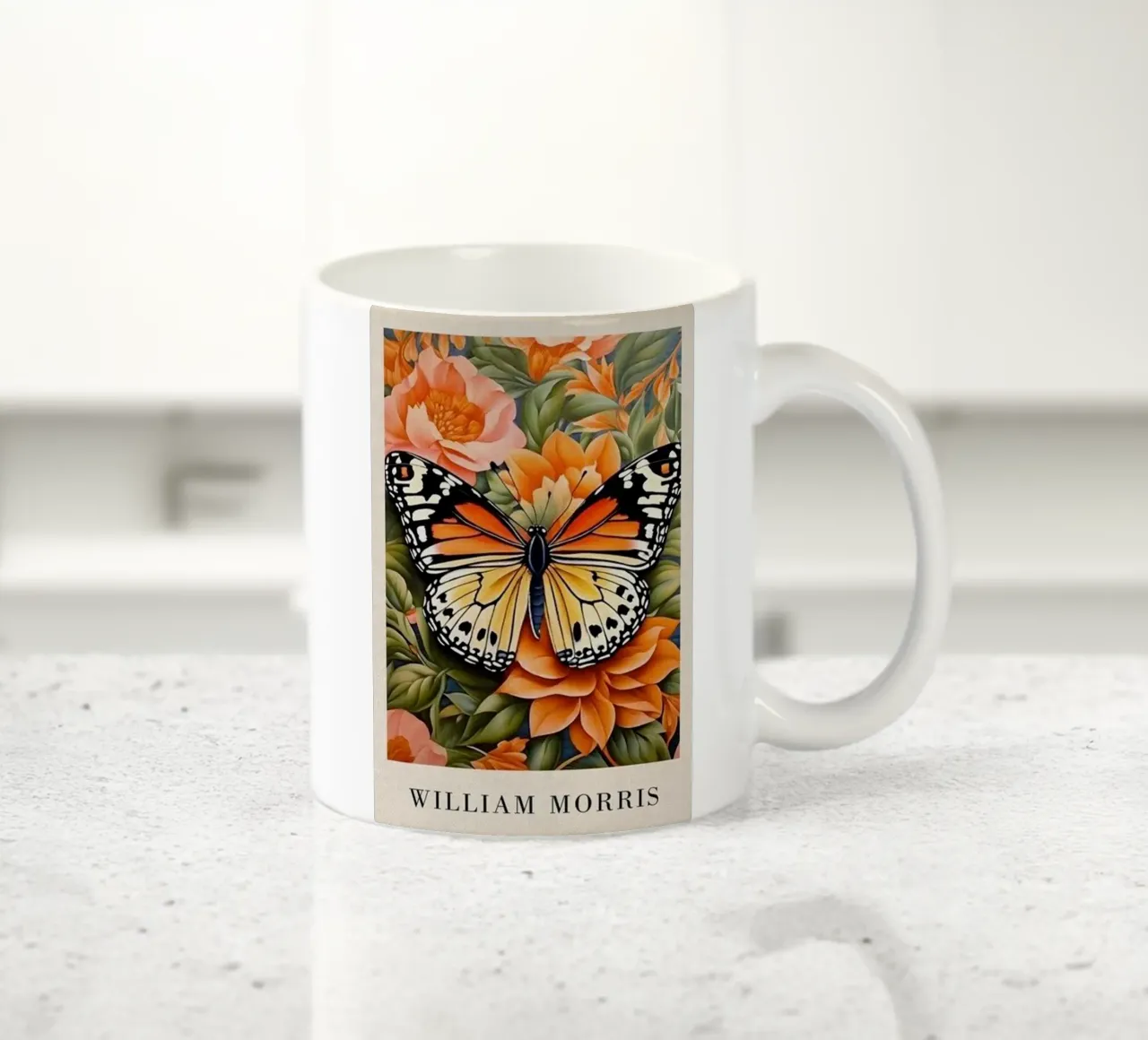 bella farfalla william morris tazza in ceramica da komo store