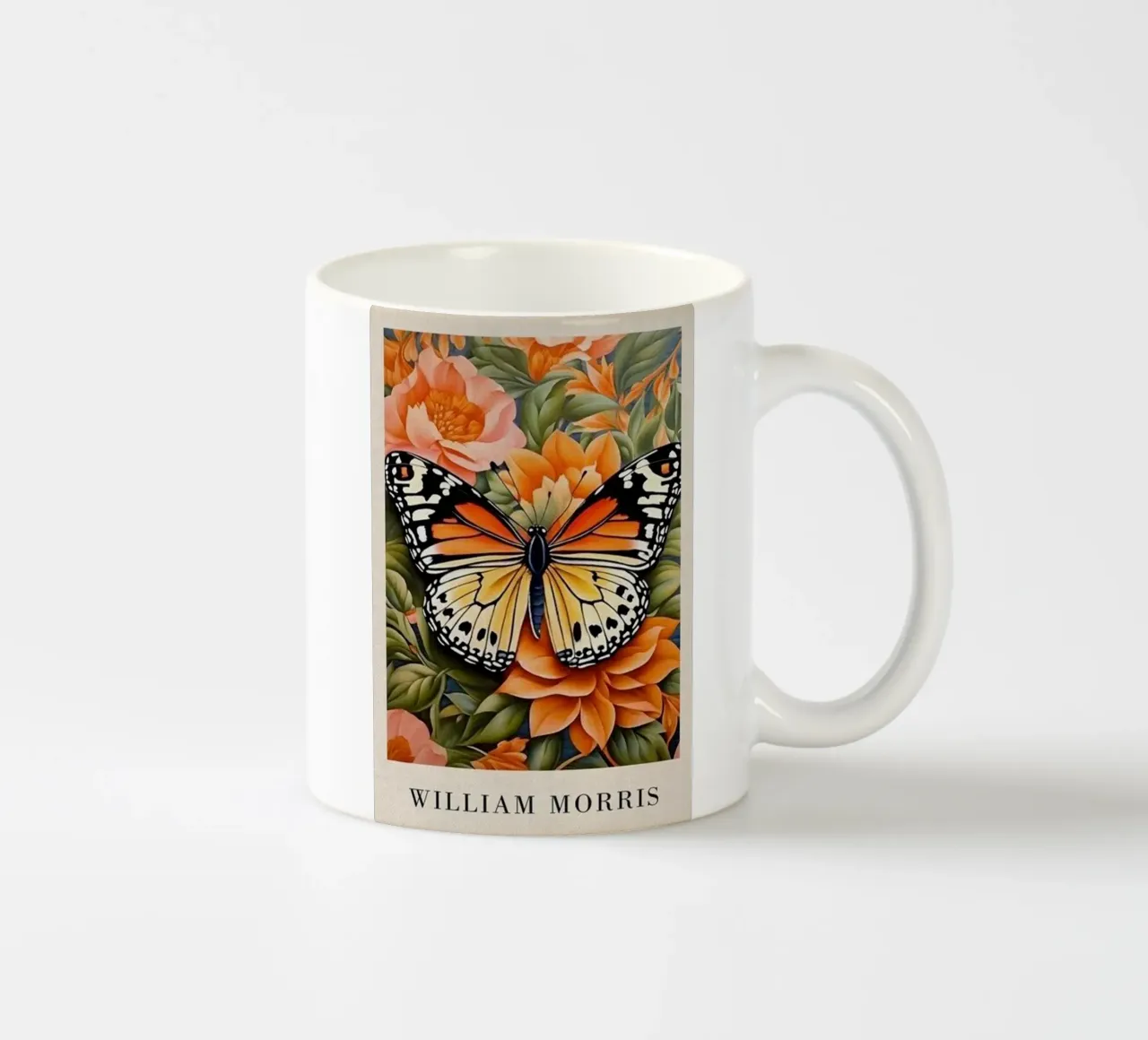 bella farfalla william morris tazza in ceramica da komo store