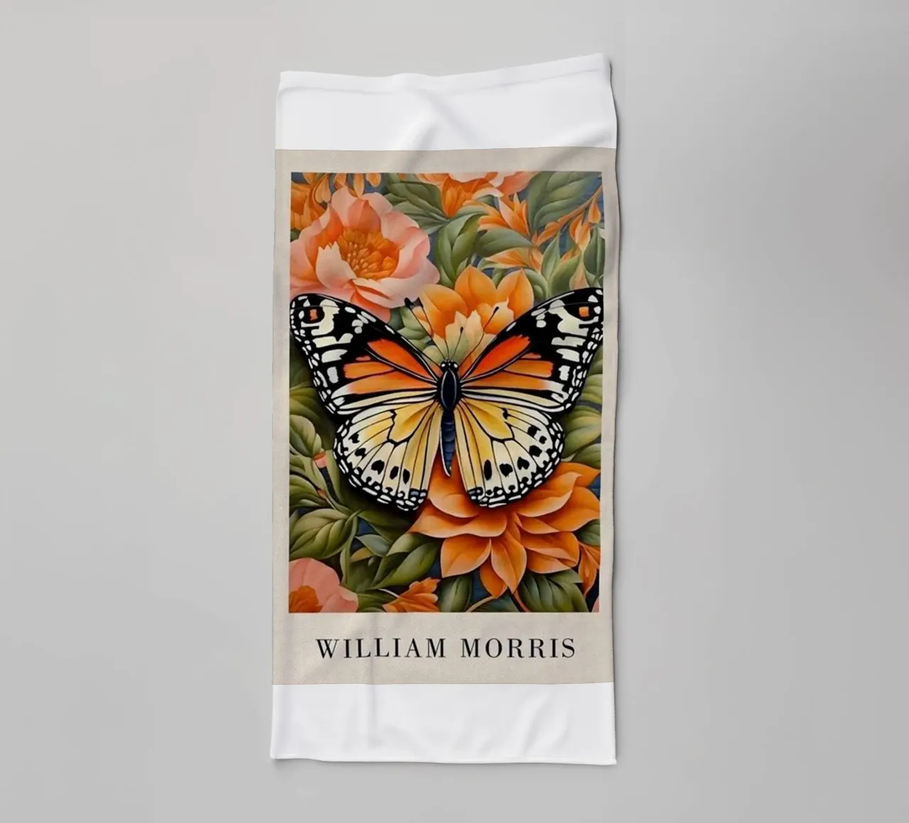 bella farfalla william morris asciugamano da bagno da komo store