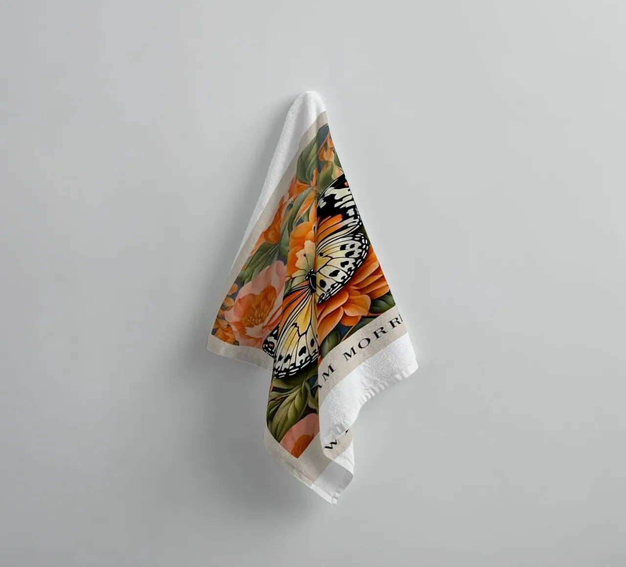 bella farfalla william morris asciugamano da bagno da komo store