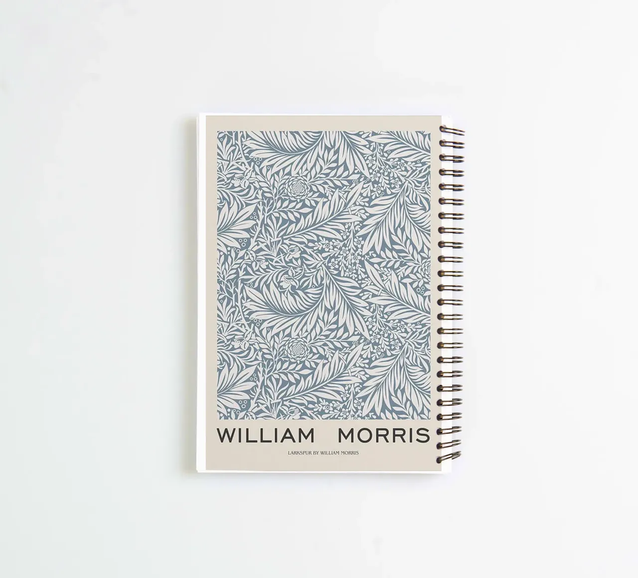 floral intricate decorative william morris spiral notebook by komo store