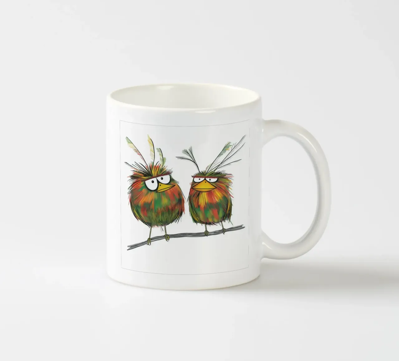 Crazy Angry Birds tazza in ceramica da Motivate-Today