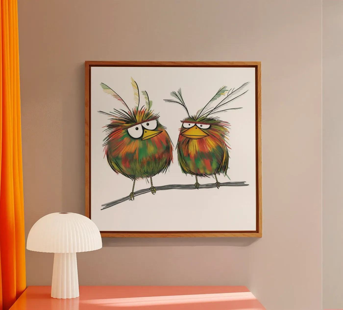 Crazy Angry Birds plexiglass da Motivate-Today