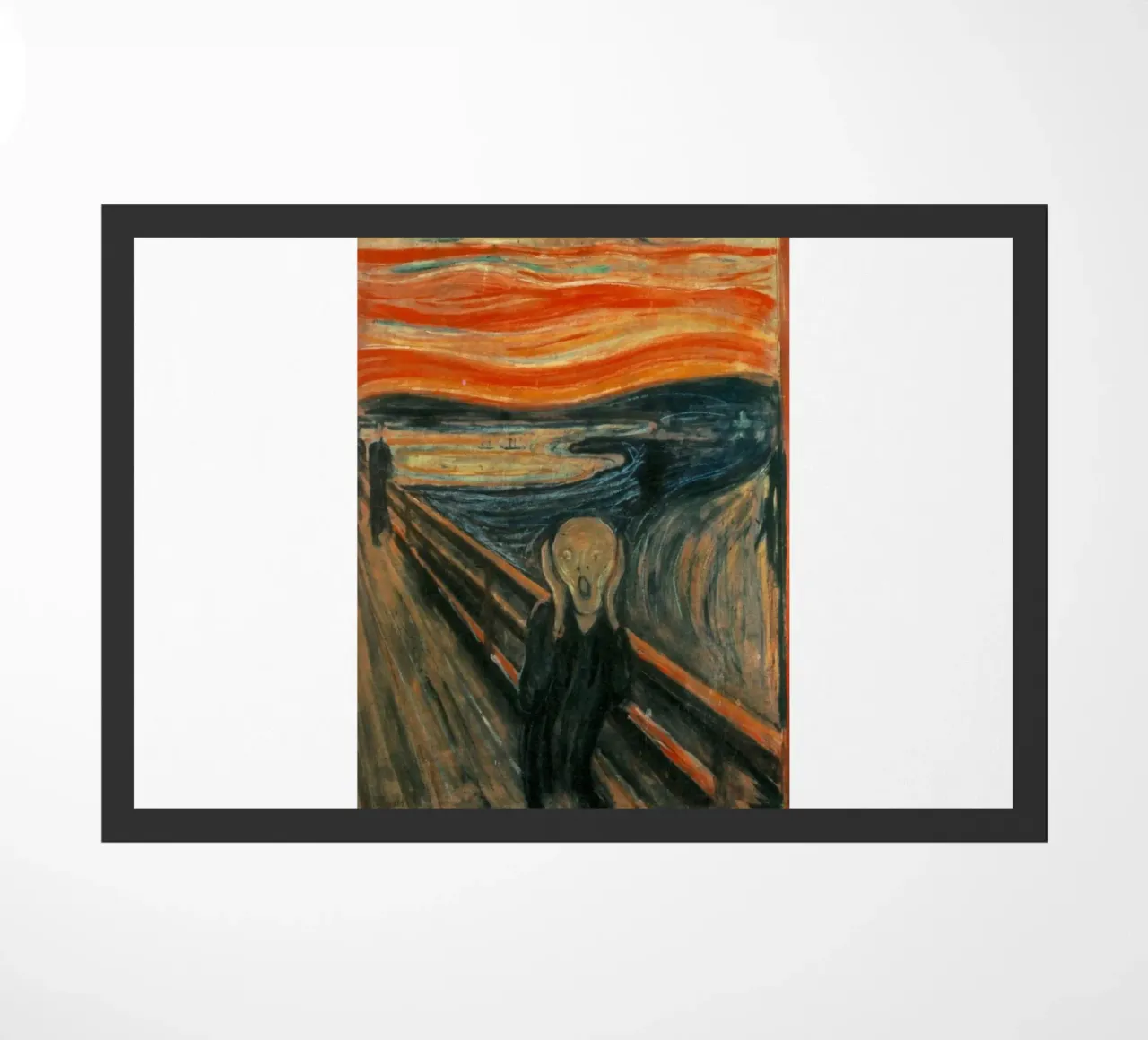 figura urlante mani sul viso edvard munh zerbino da cupcup art