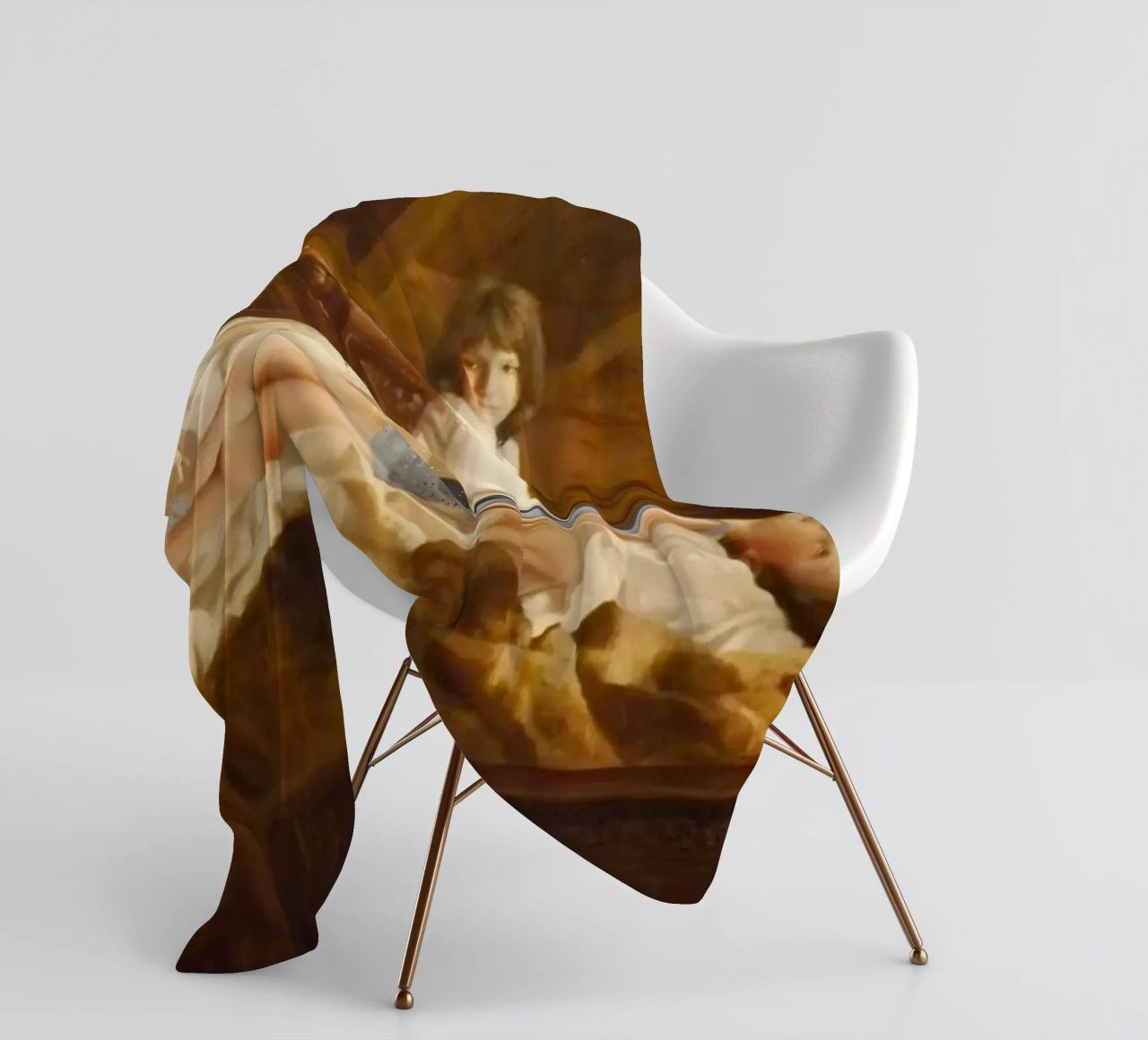 Due ragazze in camera da letto - Guillermo Lorca garcia coperta in pile da Stuart