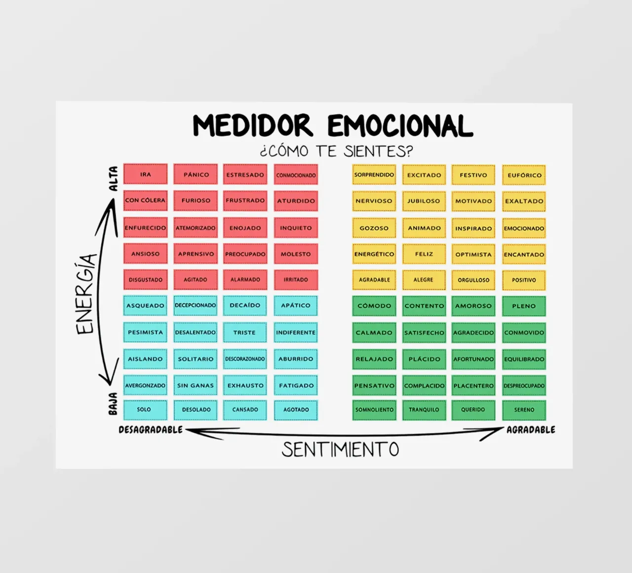 Landscape Emotional Meter pvc cover by Monikaprint