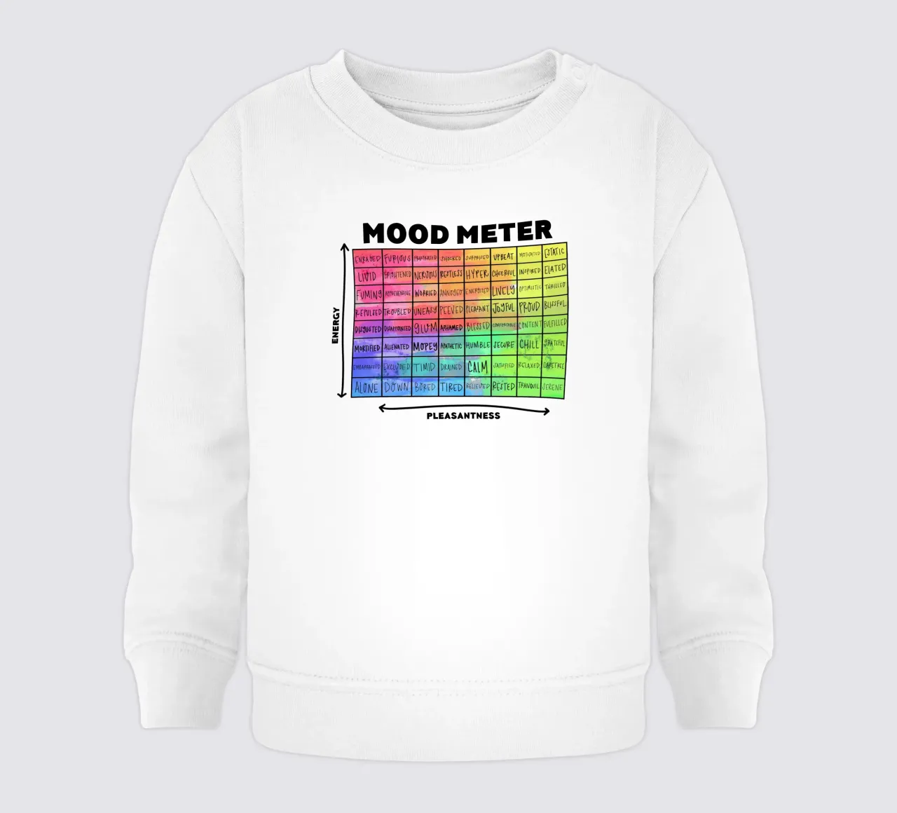 Mostra Mood Meter Landscape felpa neonato da Monikaprint