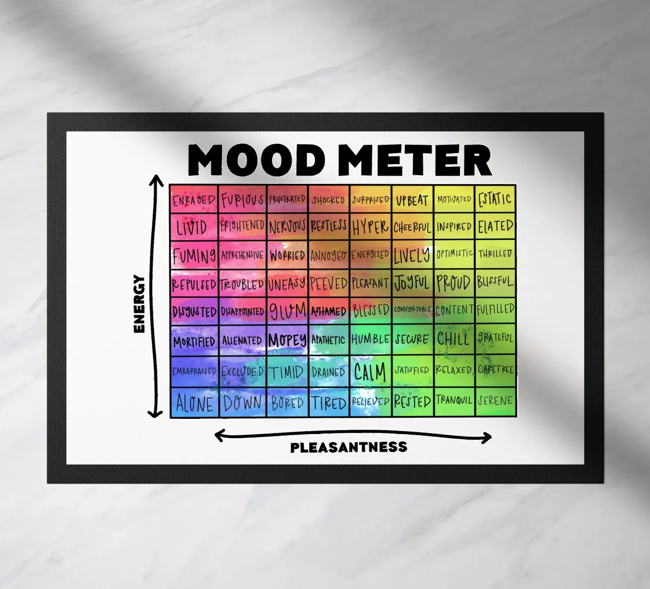 Mostra Mood Meter Landscape zerbino da Monikaprint