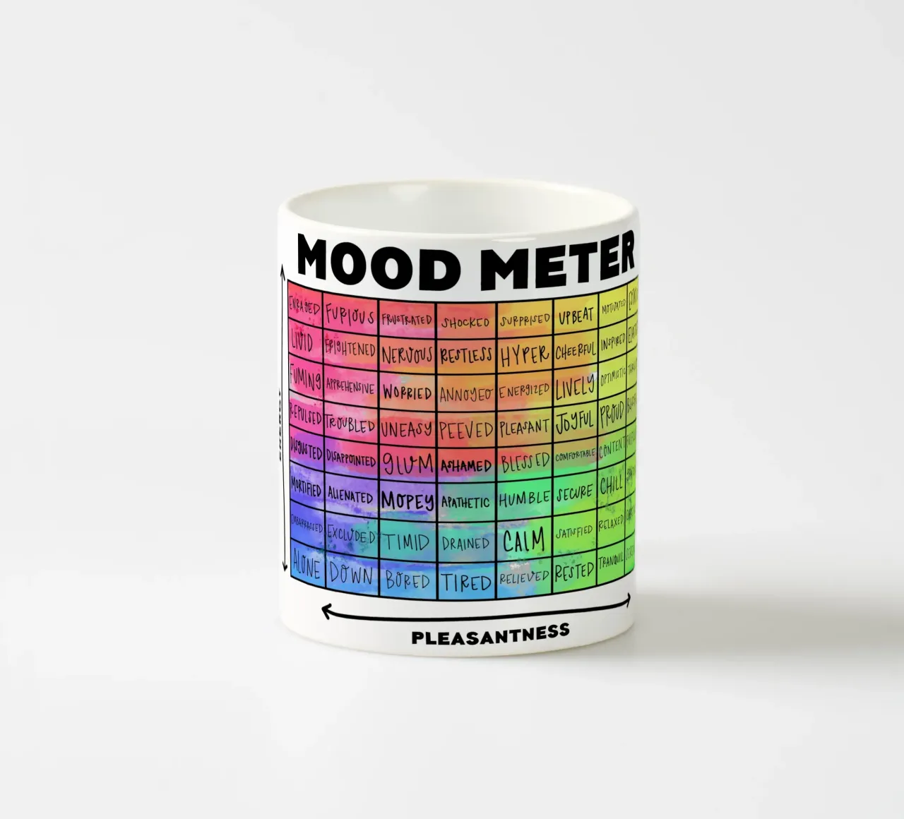 Stemmingsmeter Landschap Tentoonstelling keramische mok van Monikaprint