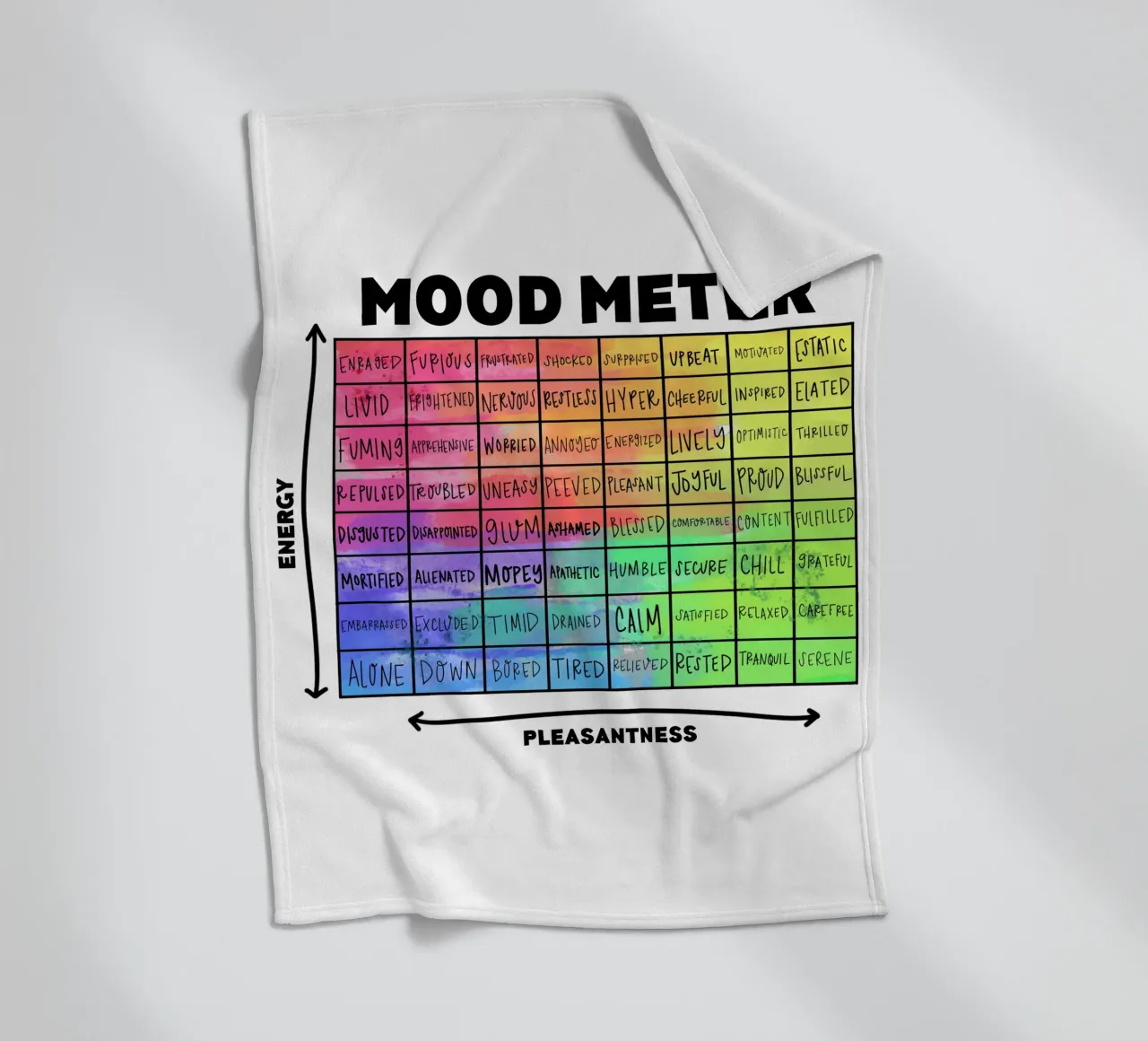 Mostra Mood Meter Landscape coperta in pile da Monikaprint