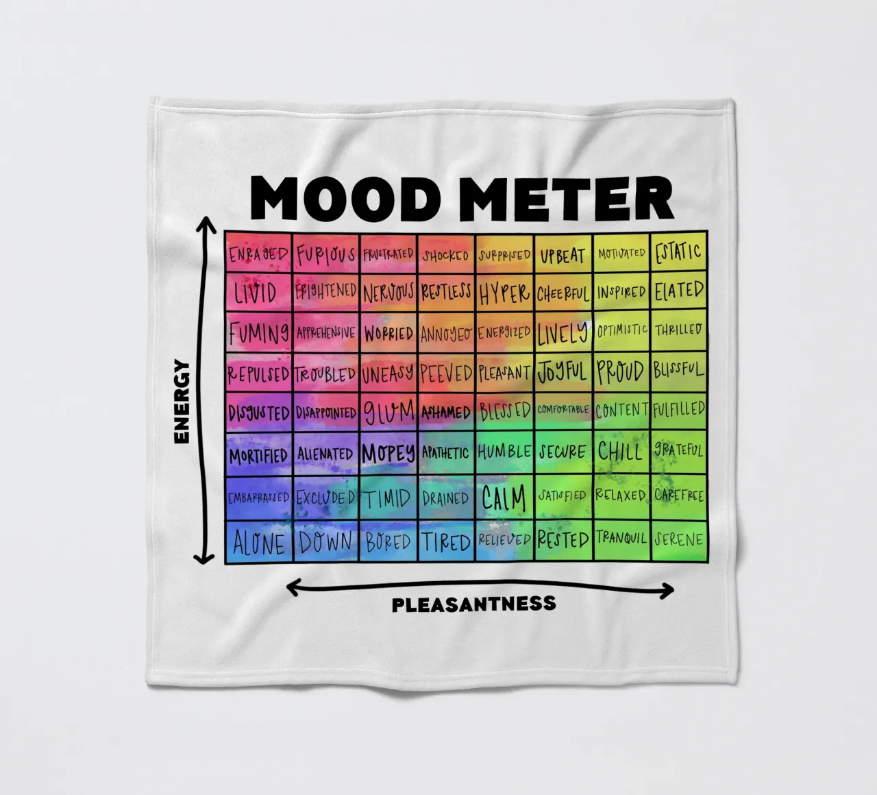 Mostra Mood Meter Landscape coperta in pile da Monikaprint