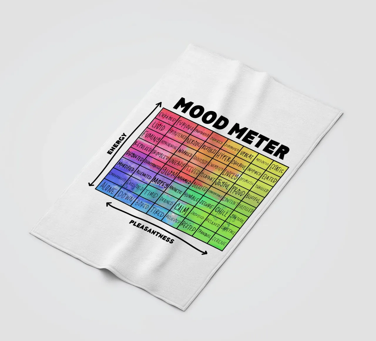Mostra Mood Meter Landscape coperta in pile da Monikaprint