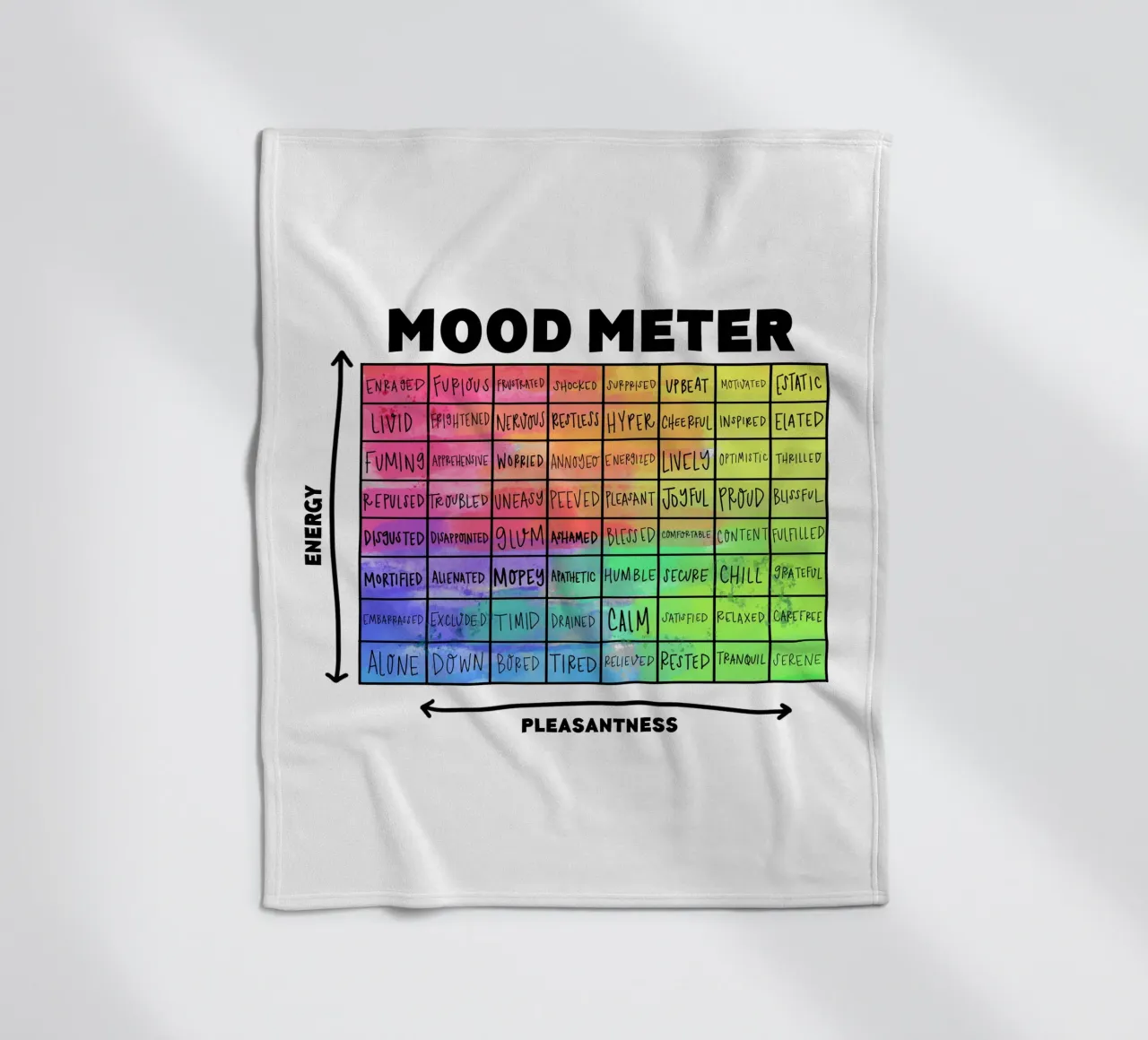 Mostra Mood Meter Landscape coperta in pile da Monikaprint