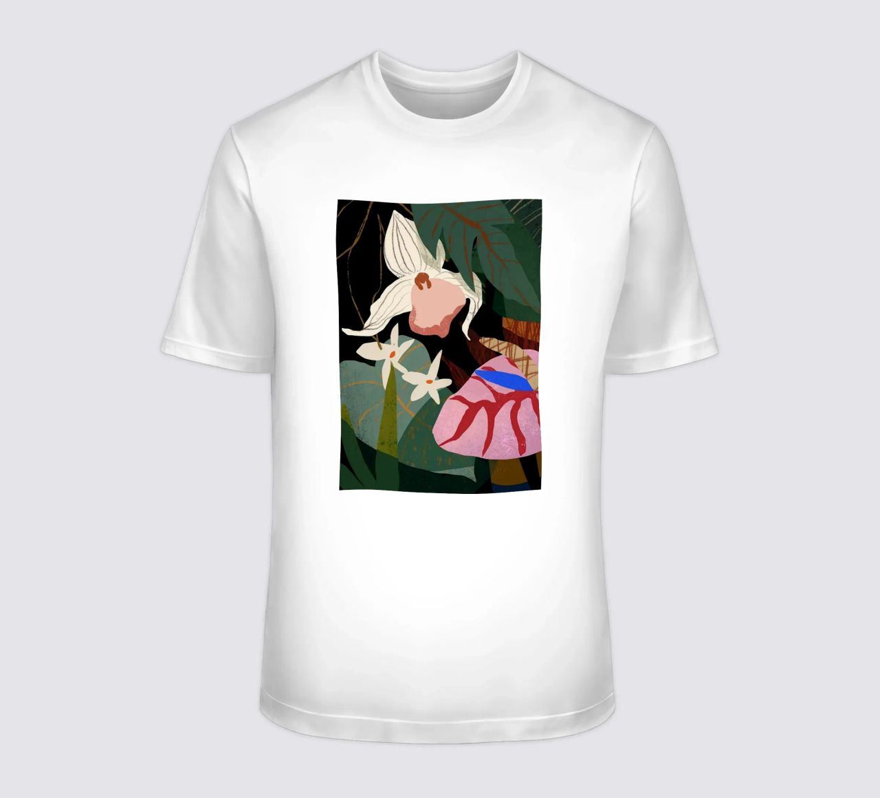 orchidea fiore esotico foresta arty guava t-shirt da kopok first