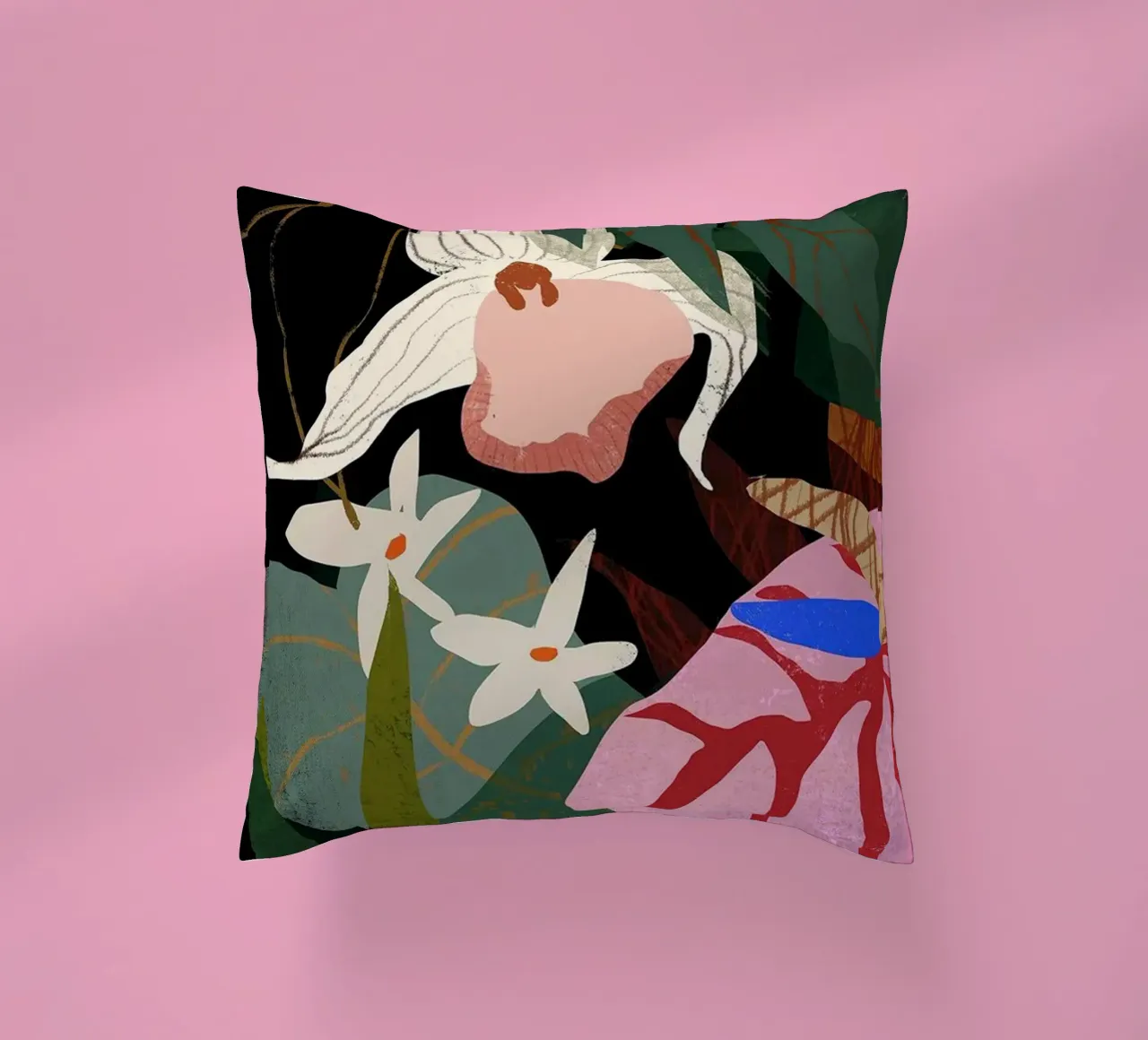 orchidée fleur exotique forêt arty goyave coussin de kopok first