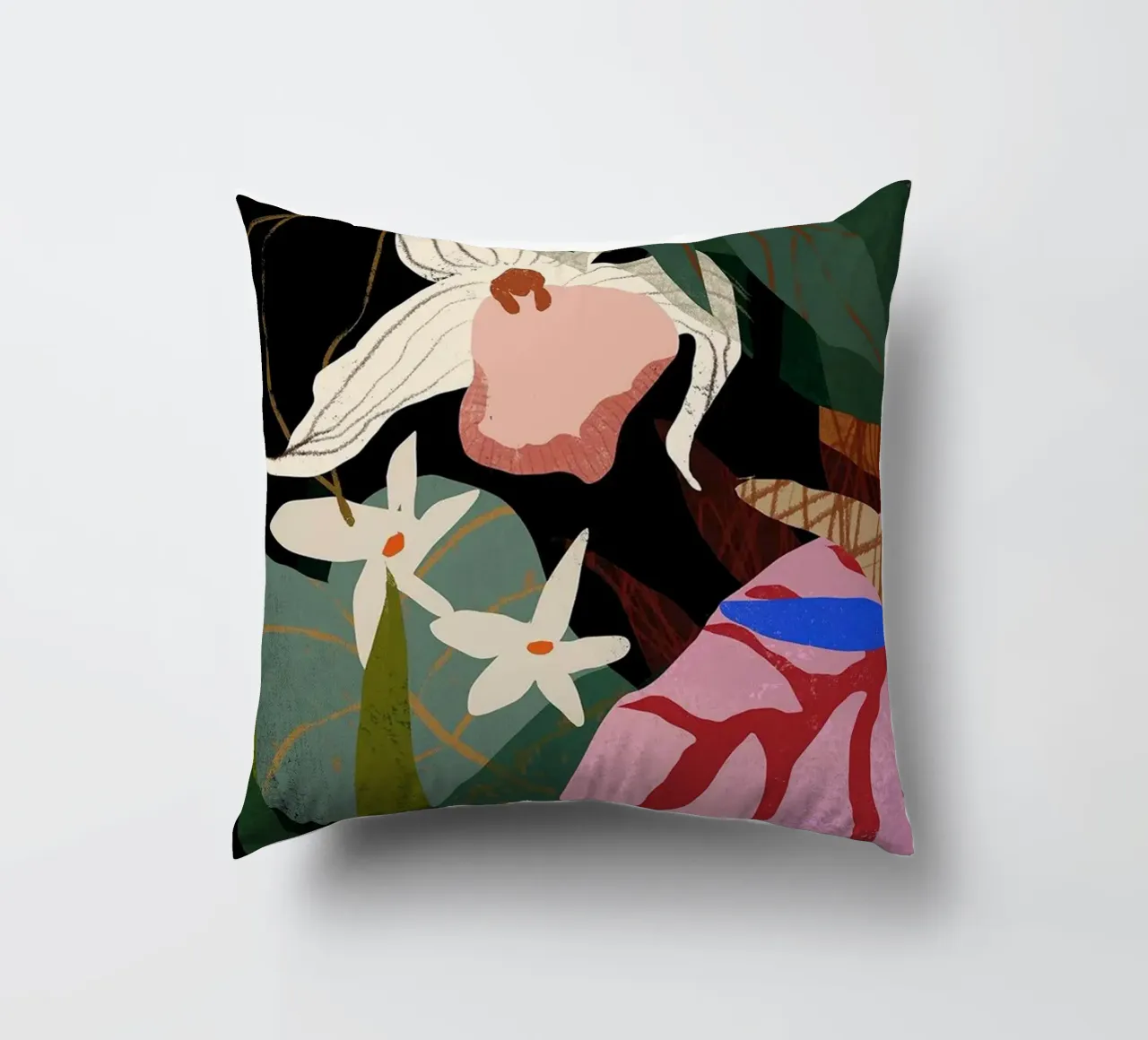 orchidée fleur exotique forêt arty goyave coussin de kopok first