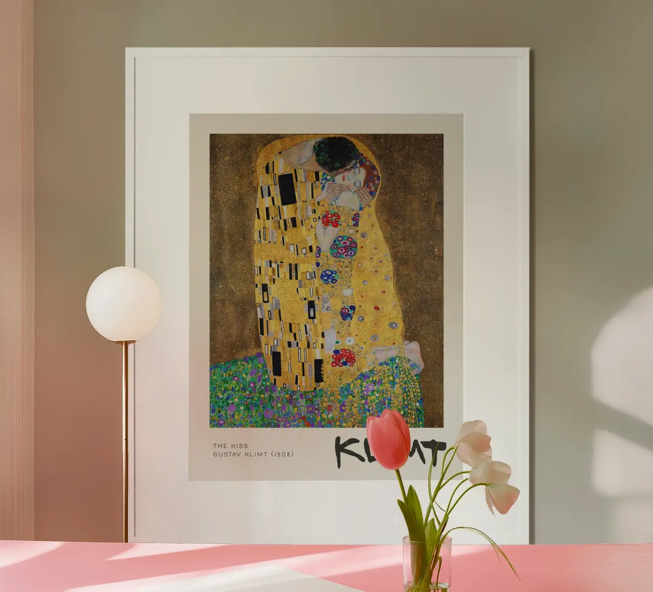 Gustave Klimt - La mostra sul bacio poster da Show Art