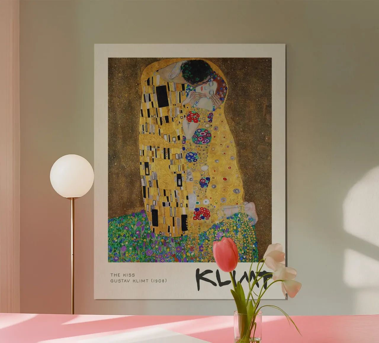 Gustave Klimt - La mostra sul bacio poster da Show Art