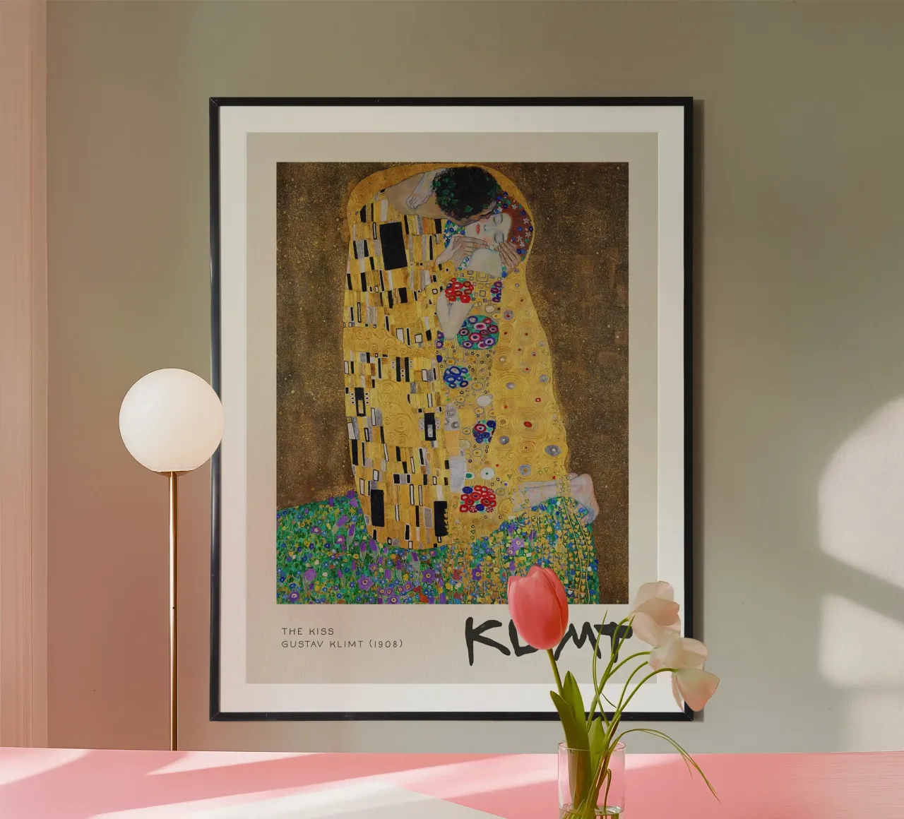 Gustave Klimt - La mostra sul bacio poster da Show Art