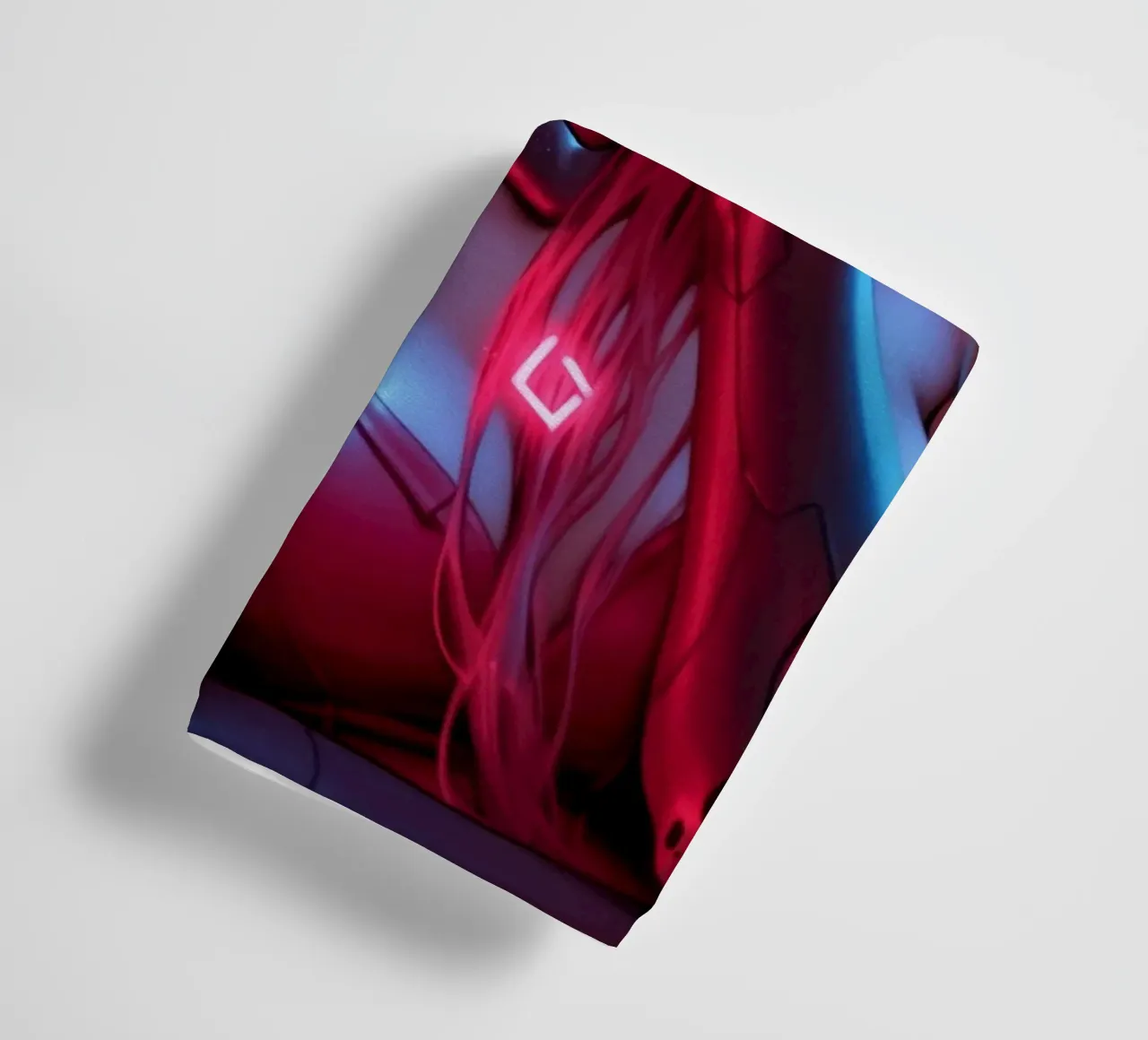 Bella ragazza anime cyberpunk asciugamano da bagno da Fleur de Lys