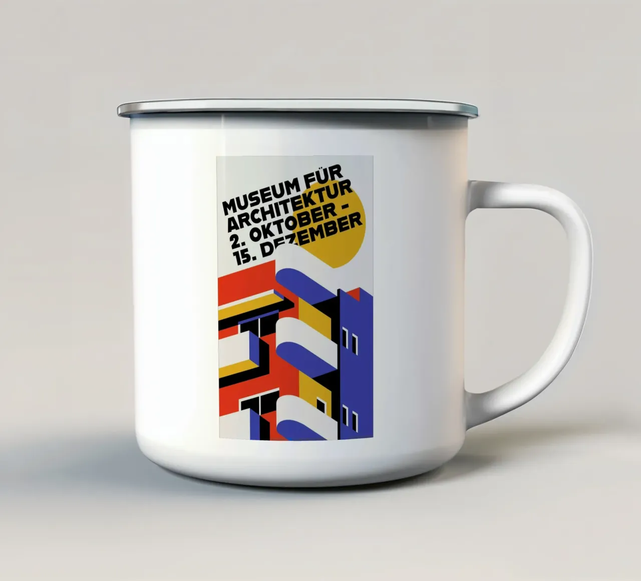 Museo di Architettura tazza in smalto da Bo Lundberg