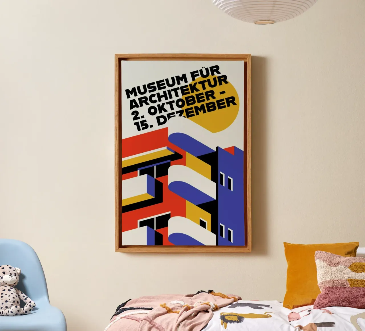 Museum of Architecture canvas with Floater frame by Bo Lundberg
