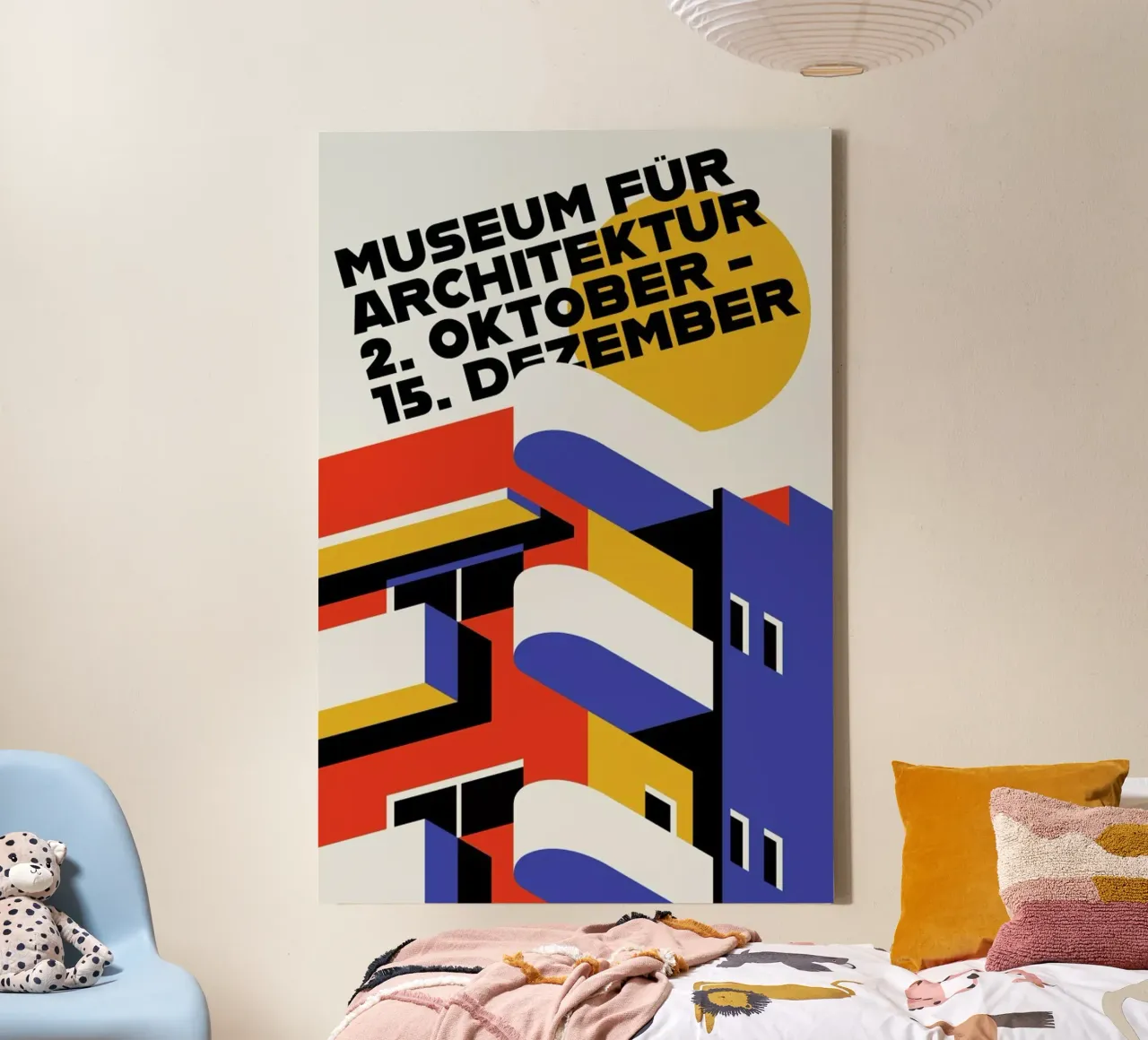 Museum of Architecture canvas with Floater frame by Bo Lundberg