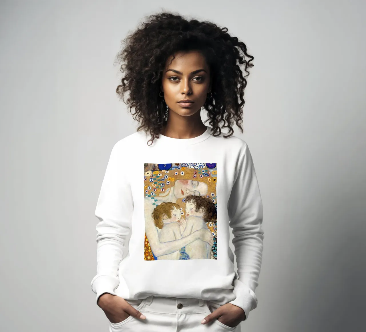 Madre e gemelli I - Gustav Klimt felpa da Show Art