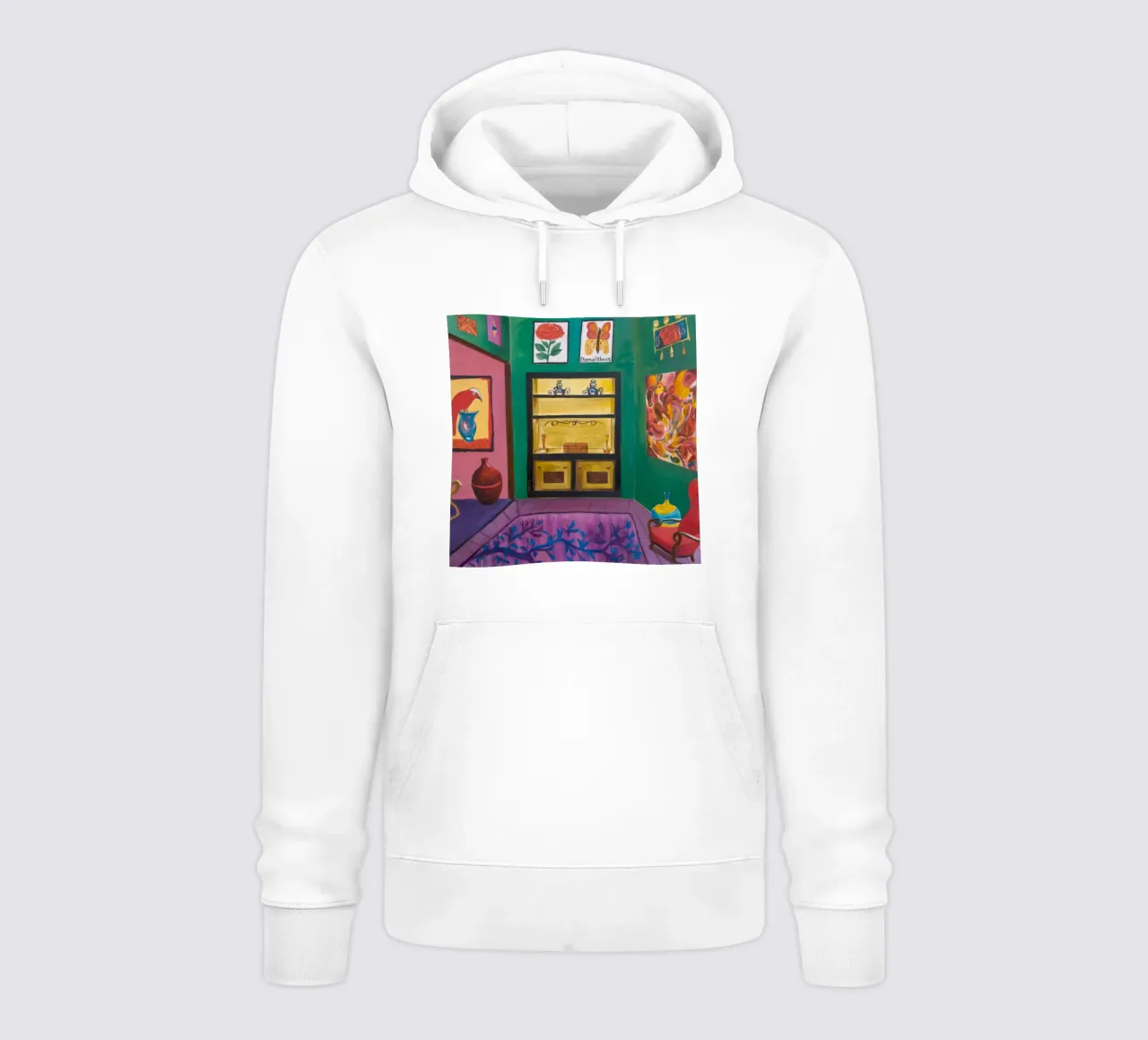 Rifugio del sonno cromatico felpa con cappuccio da Opal Strokes