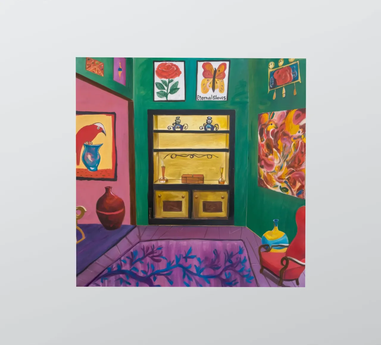 Chromatic Slumber Haven Sticker von Opal Strokes