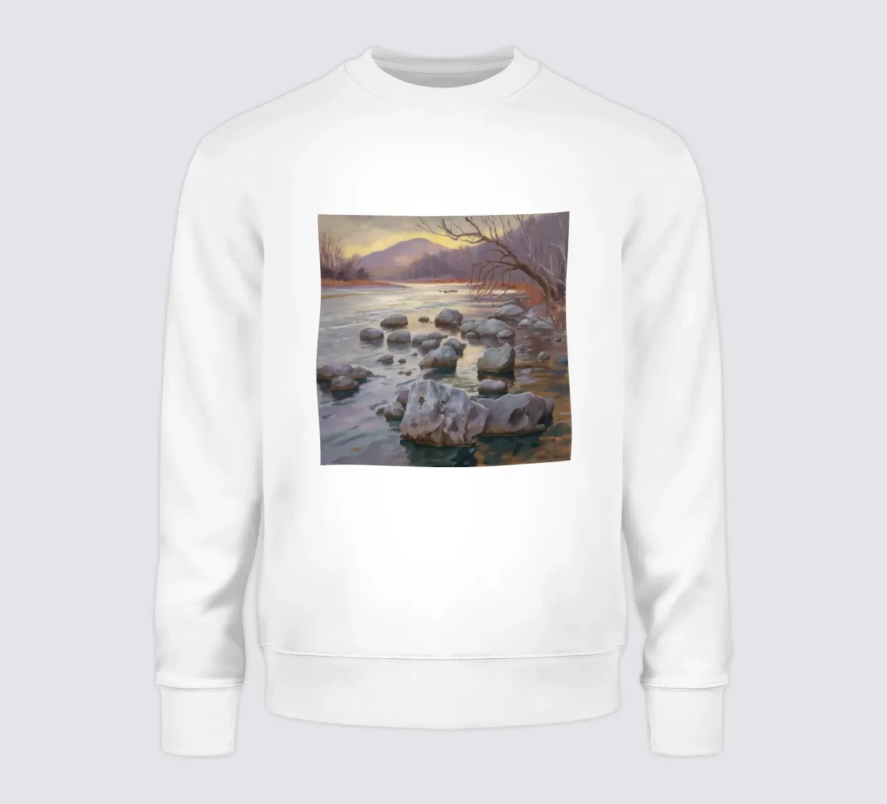Flusso delle pietre del fiume felpa da Radiance Landscape
