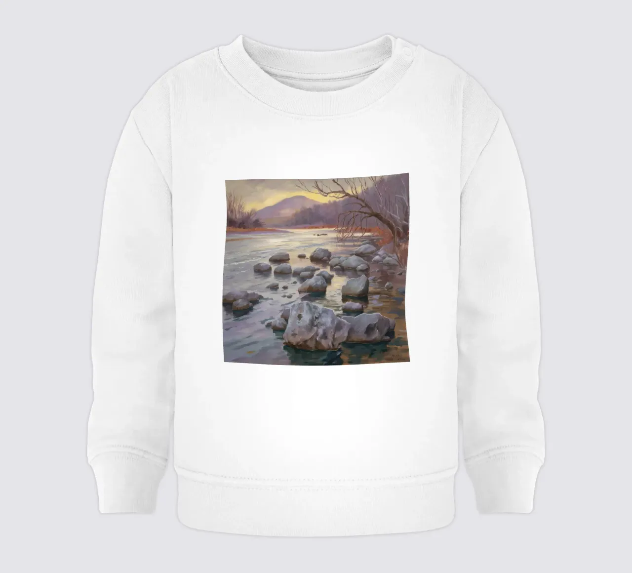 Flusso delle pietre del fiume felpa neonato da Radiance Landscape