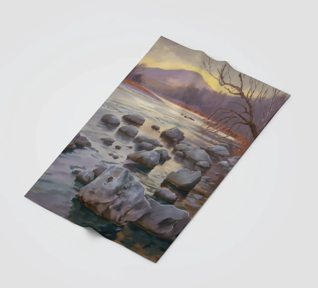 Flusso delle pietre del fiume coperta in pile da Radiance Landscape