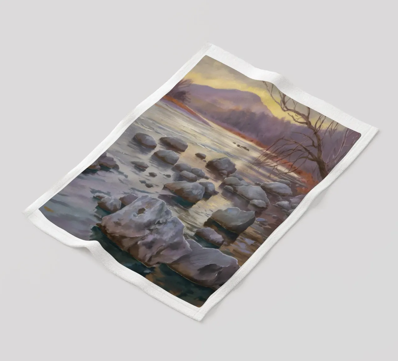 Flusso delle pietre del fiume coperta in pile da Radiance Landscape