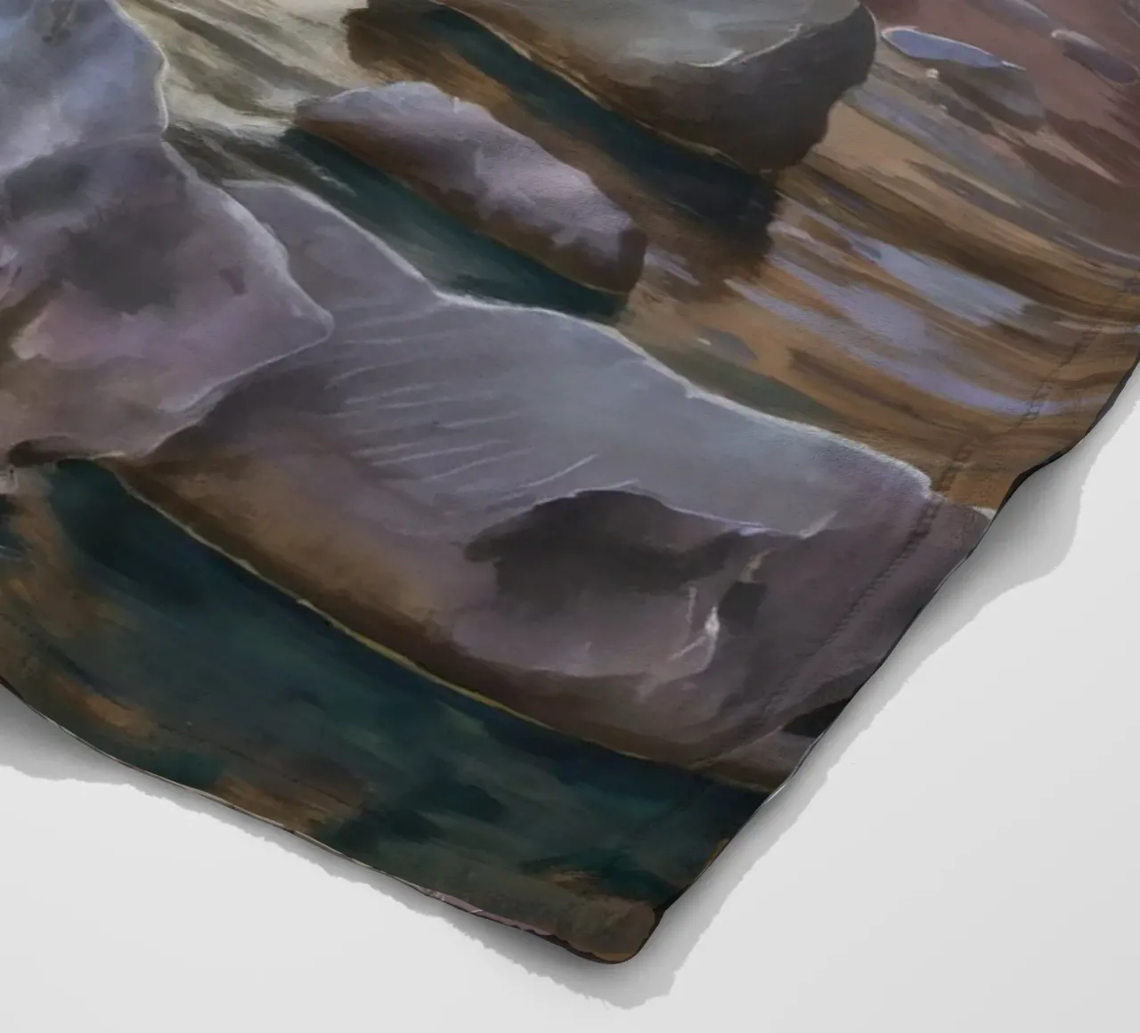 Flusso delle pietre del fiume coperta in pile da Radiance Landscape