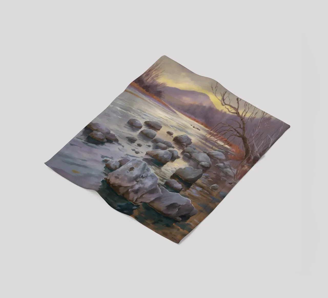 Flusso delle pietre del fiume coperta in pile da Radiance Landscape