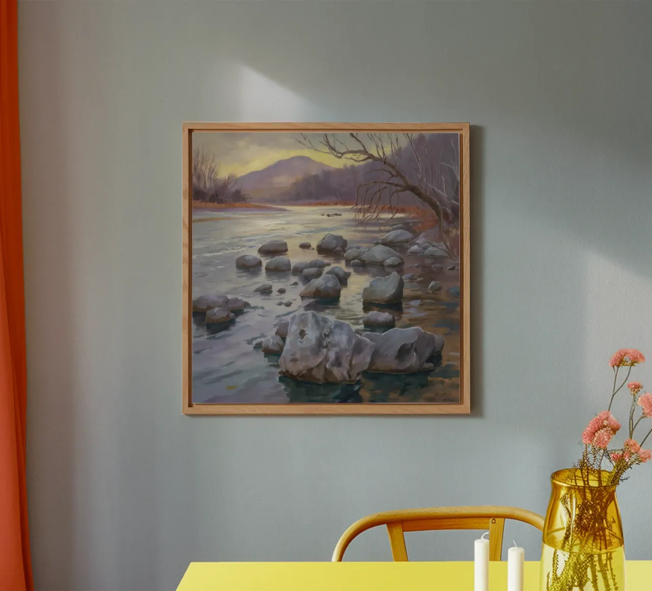 Flusso delle pietre del fiume alluminio dibond da Radiance Landscape