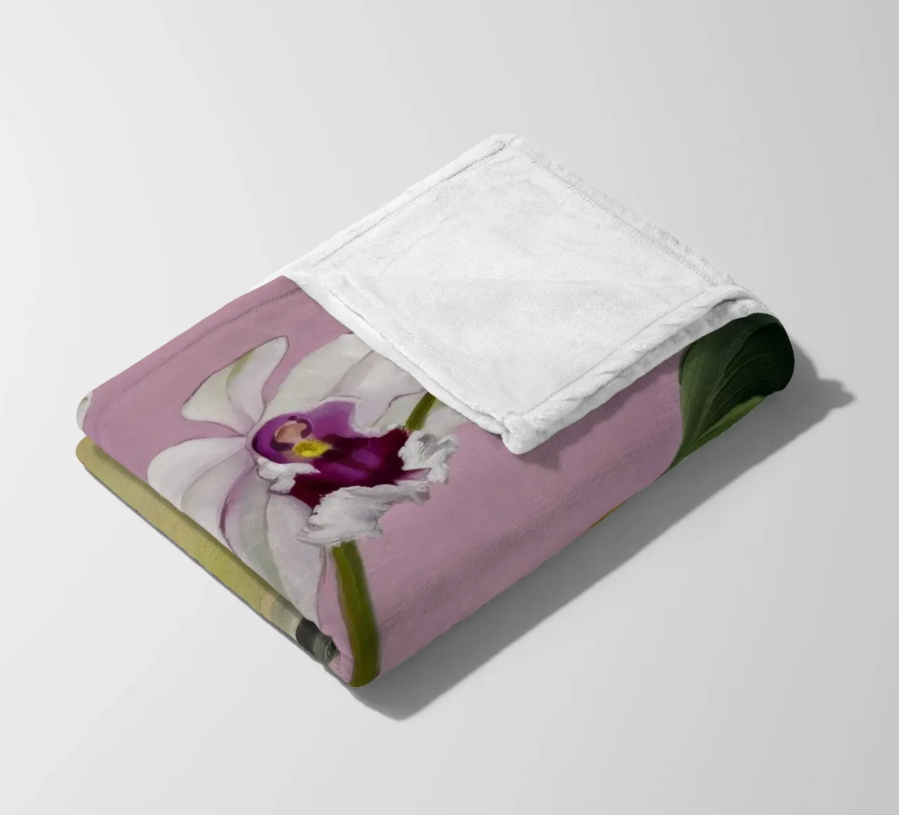 Orchidea Eleganza serena coperta in pile da Opal Strokes