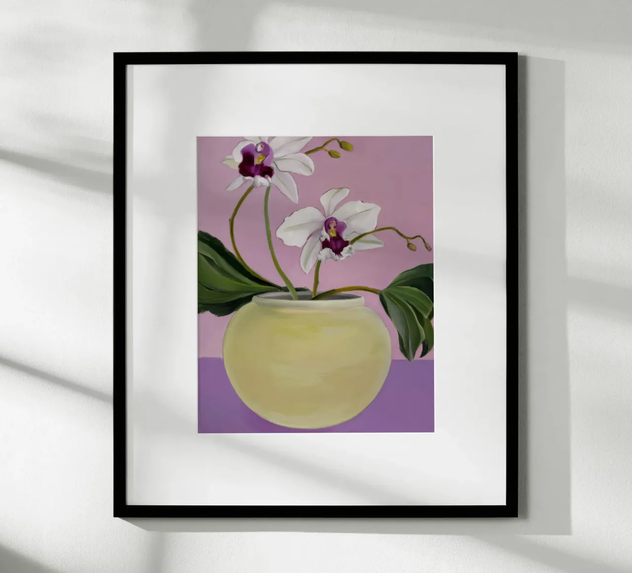 Orchidea Eleganza serena carta hahnemühle da Opal Strokes