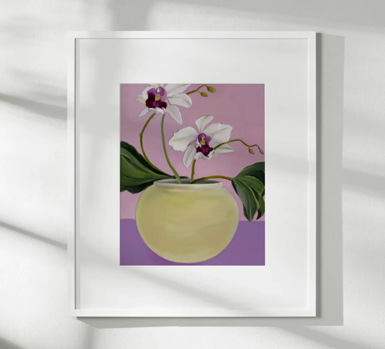 Orchidea Eleganza serena carta hahnemühle da Opal Strokes