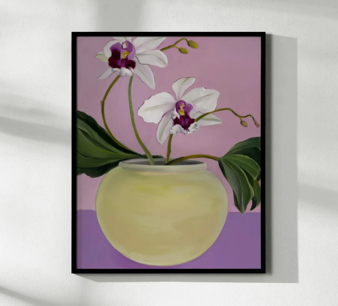 Orchidea Eleganza serena carta hahnemühle da Opal Strokes