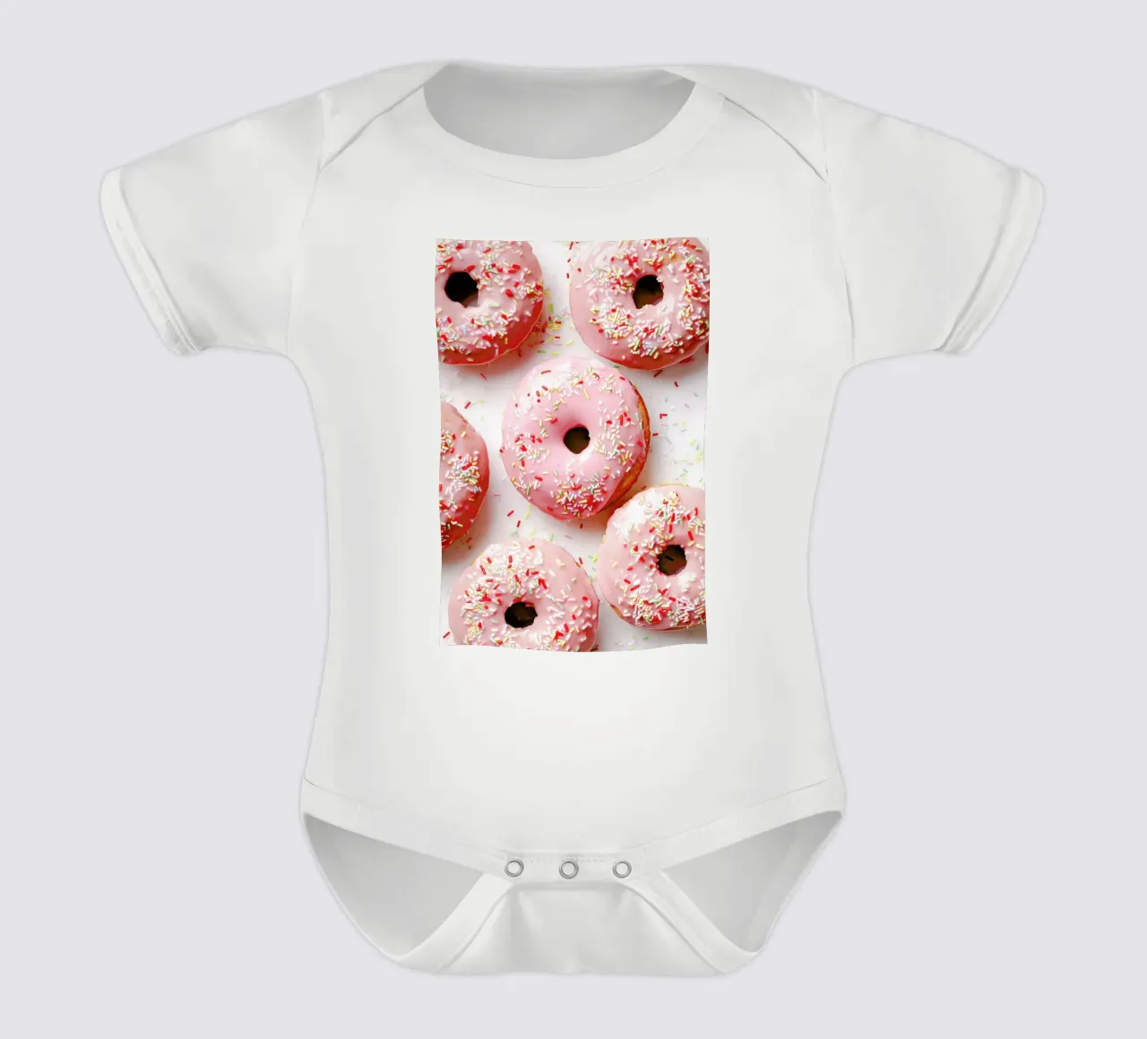 Donuts babyrompertje korte mouwen van Eat this