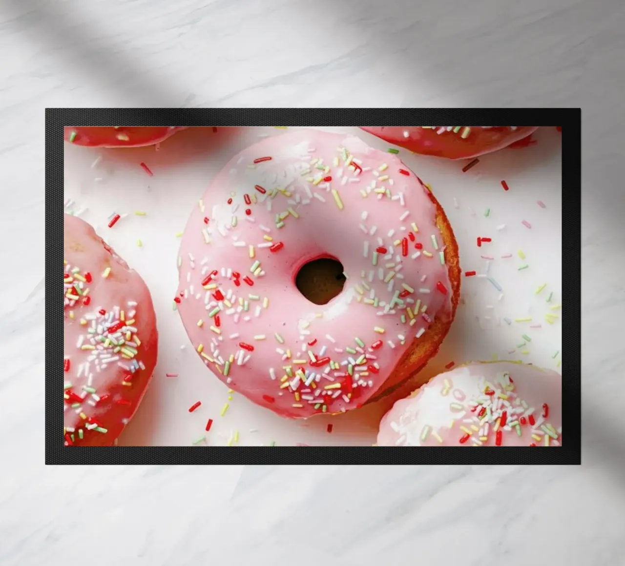 Donuts doormat by Eat this