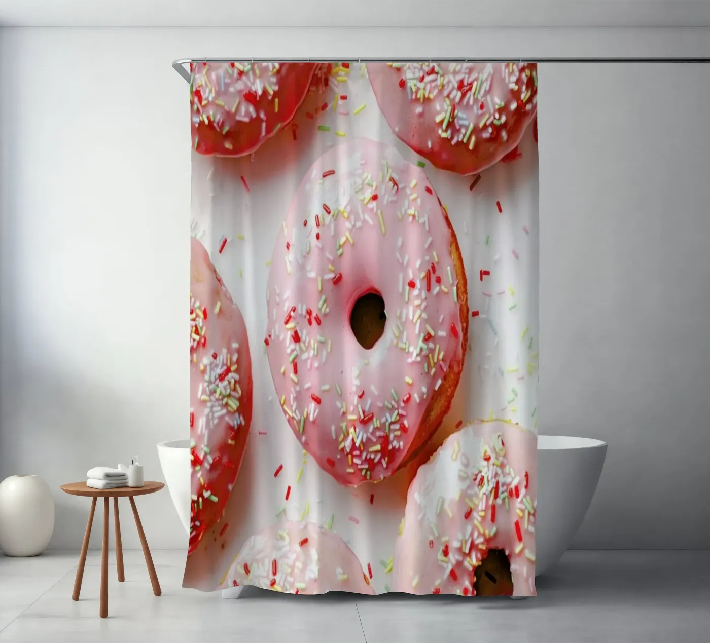 Donuts douchegordijn van Eat this